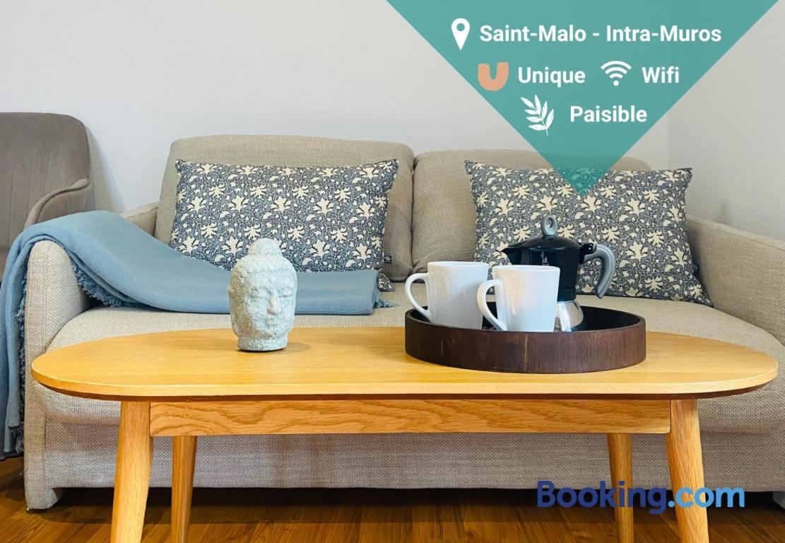 Olivia - Charmant Appartement St-Malo Intra-Muros Сен-Мало Экстерьер фото